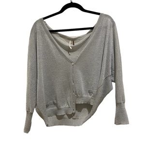 Gray women’s free people top size small